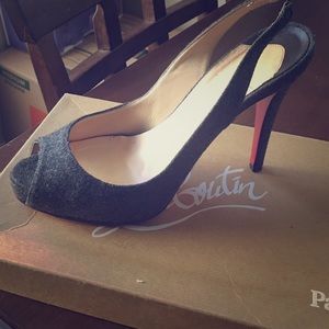 Gray Flannel Prive Christian Louboutins