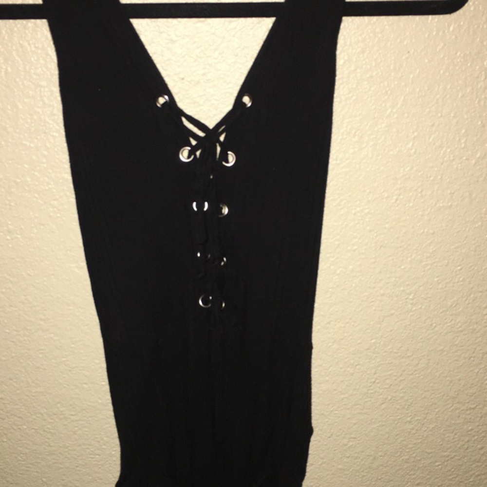 Lace up bodysuit