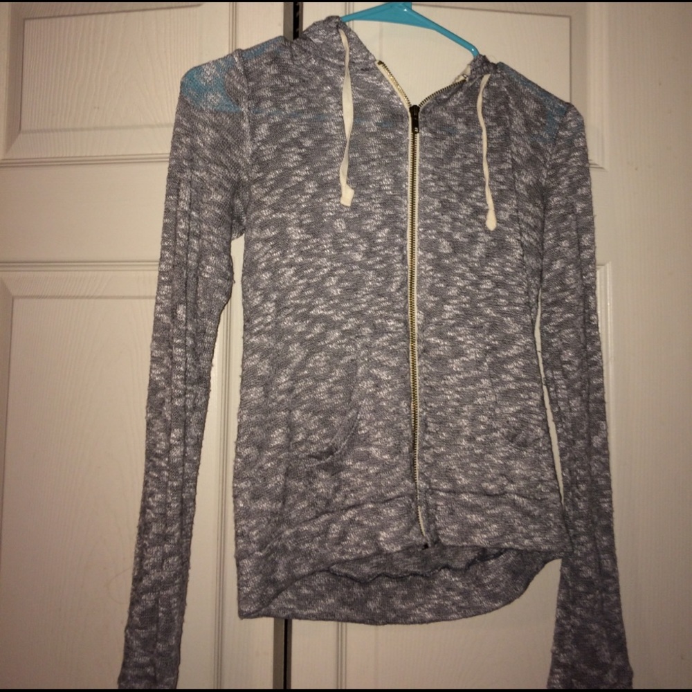 Light weight grey hoodie