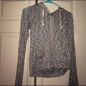 Light weight grey hoodie