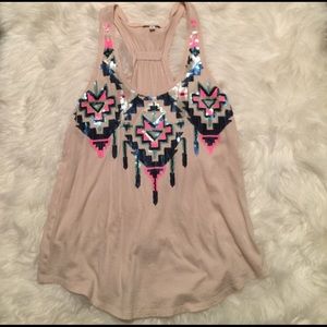 Express Tribal/Aztec Racerback Tank