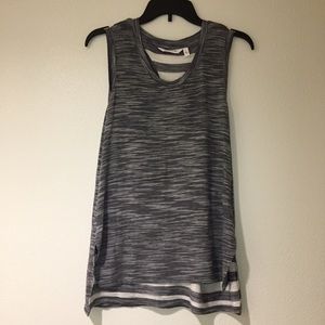 Athleta Coronado navy heather tank Small