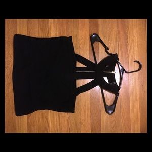 H&M Black Cut Out Halter Top