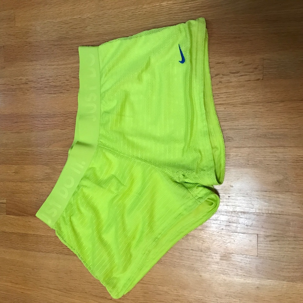 Neon M Nike shorts