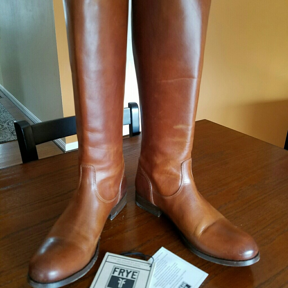 Frye Melissa Button Back Zip Boots