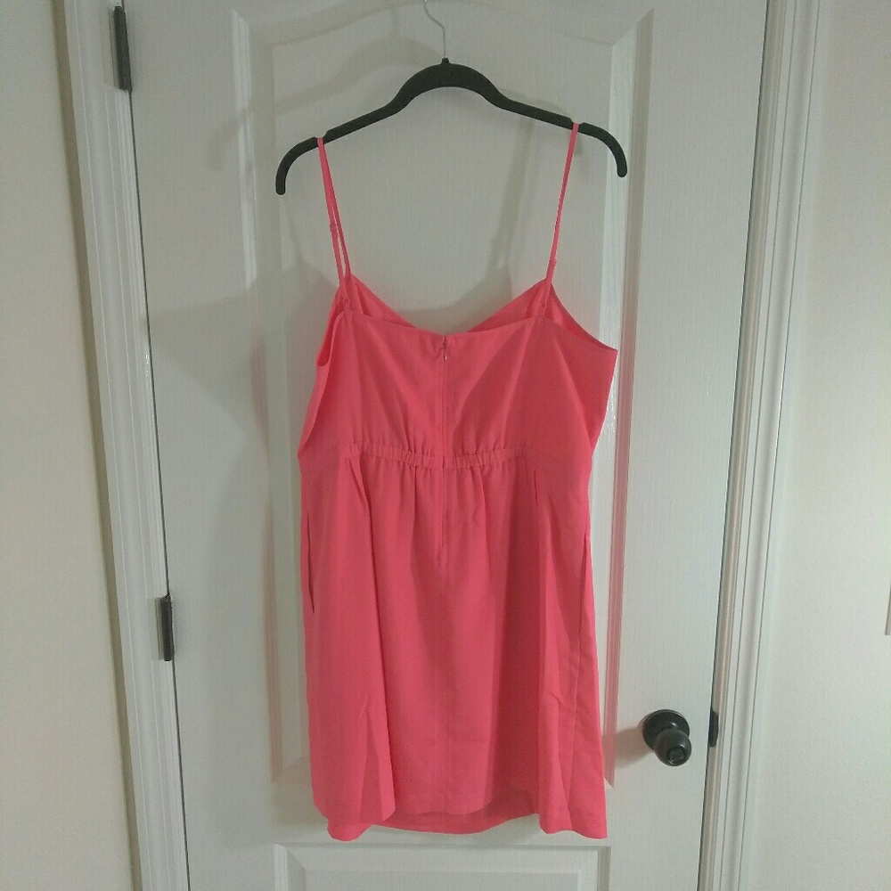 ❤ NWT J. Crew Women's Cami Dress Coral Plus Sizes - Picture 4 of 8