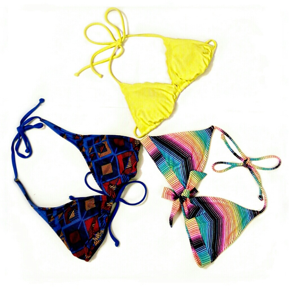 SALE!  Three Bikini Tops for the Summer
