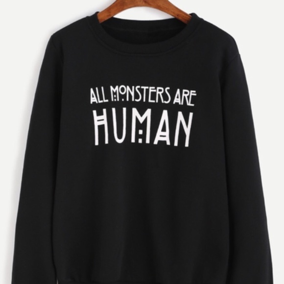 🎉HP🎉👁 "AllMonstersAreHuman" Sweatshirt - Picture 2 of 6