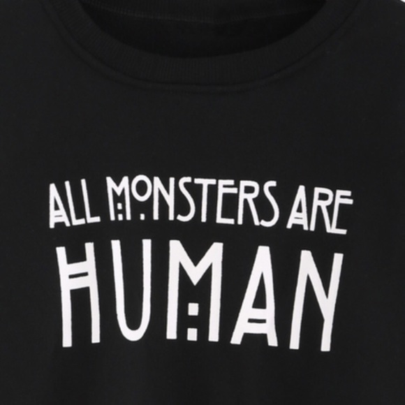 🎉HP🎉👁 "AllMonstersAreHuman" Sweatshirt - Picture 3 of 6