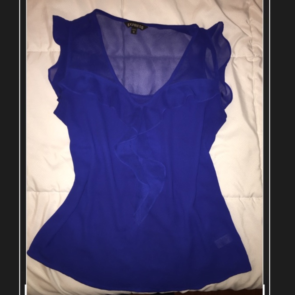 Cobalt blue express top, XS