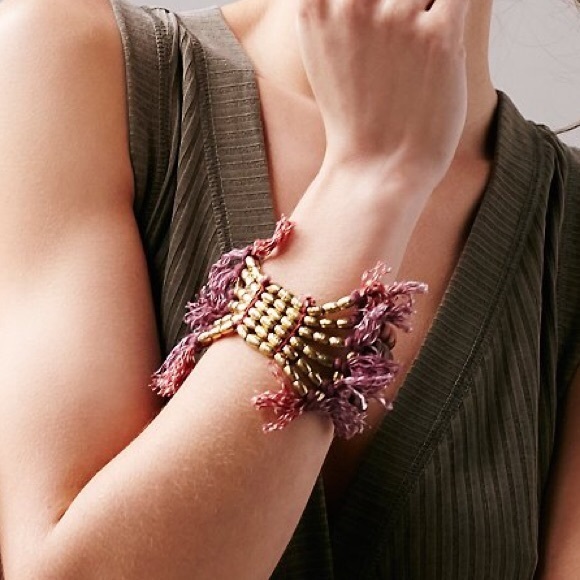 NWT Free People Buried Treasure Bracelet -Gold - Picture 3 of 5