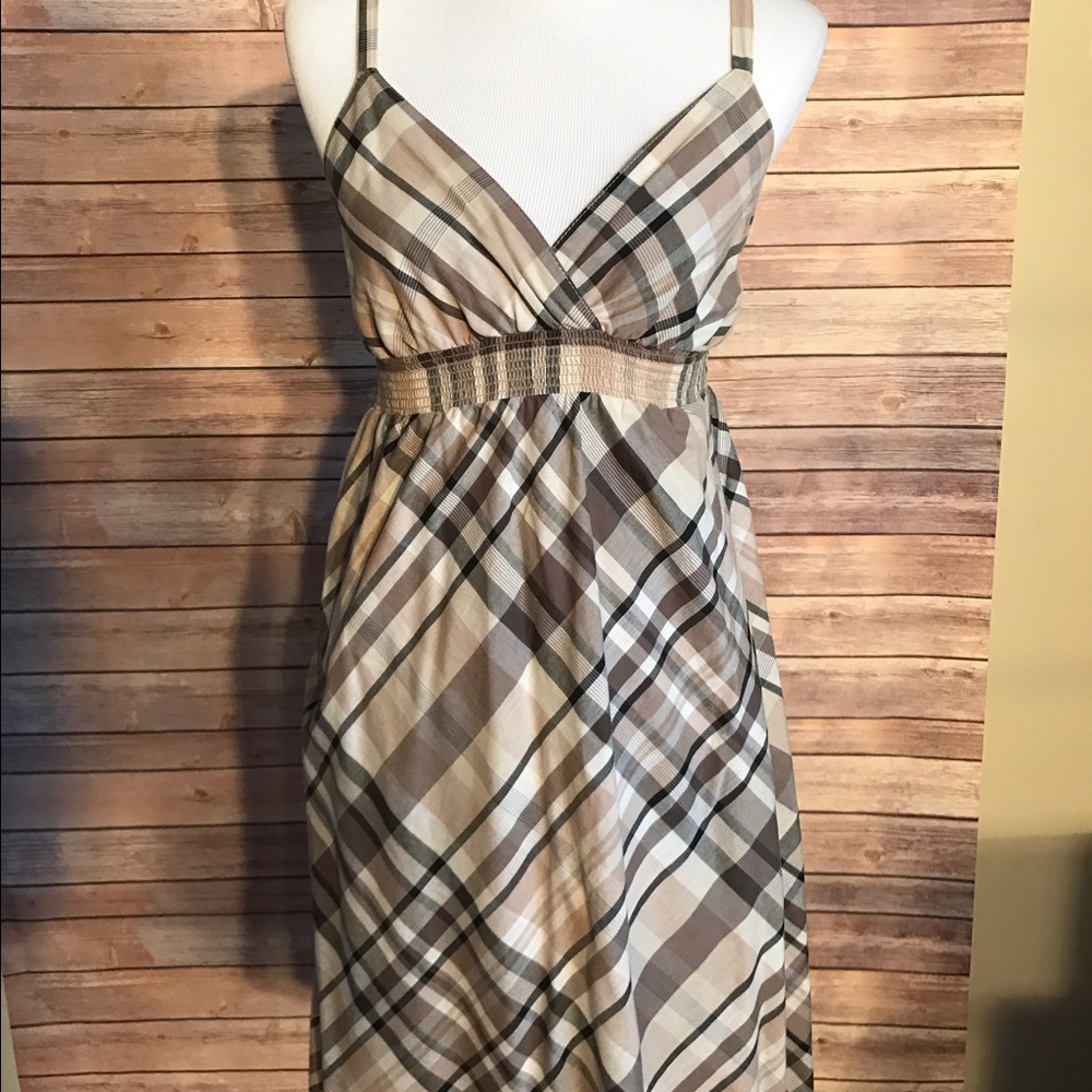 Summer, light weight plaid dress