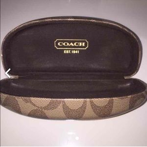 Coach large Sunglass case