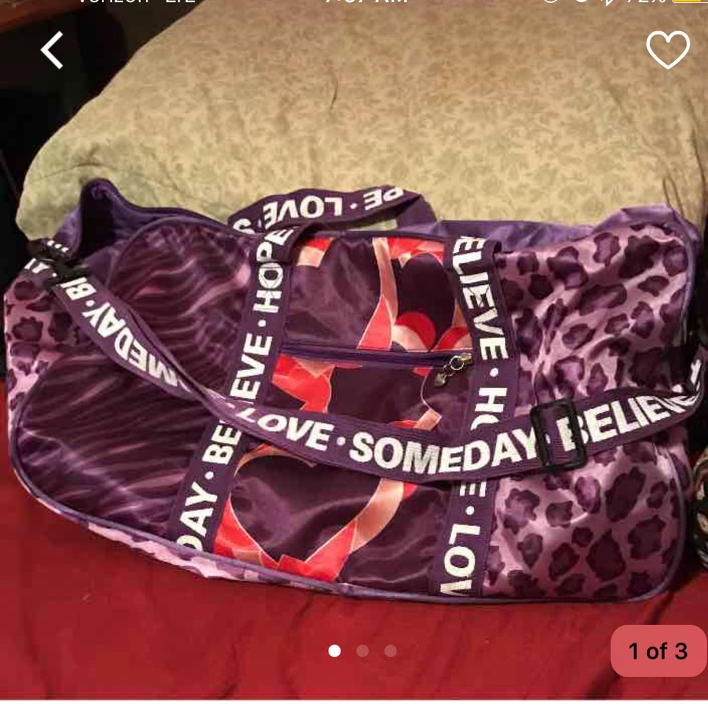 Justin Bieber Someday Travel Bag