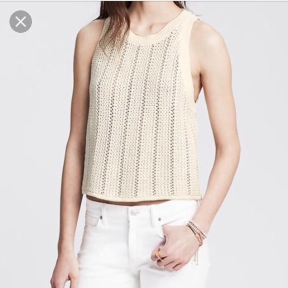 banana republic sweater tank