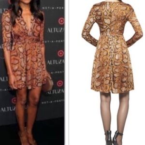 Altuzarra python swing dress
