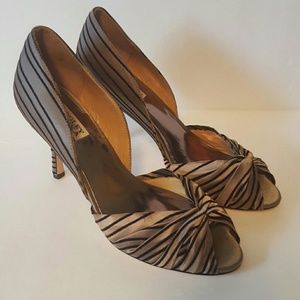 Badgley Mischka Ryder D'orsay Peeptoe Pumps