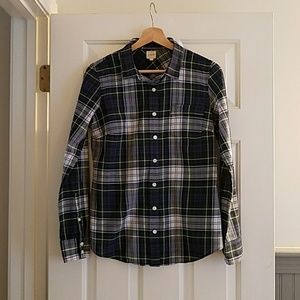 Jcrew plaid  button down