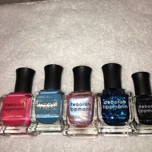 Deborah Lippman nail polish.