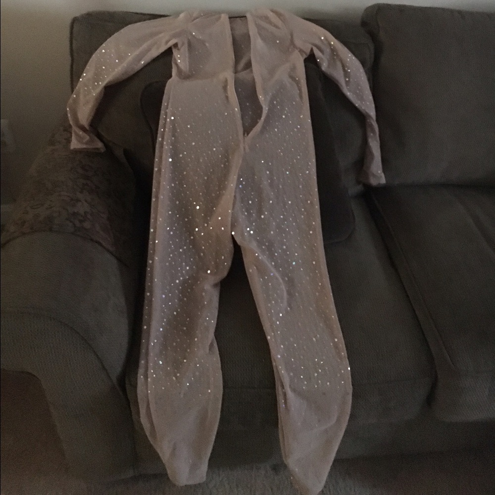 See thru Body Suit, w/the right under garments, um