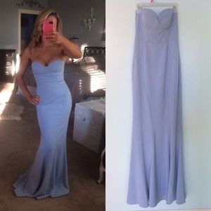 Lulu's light blue mermaid dress