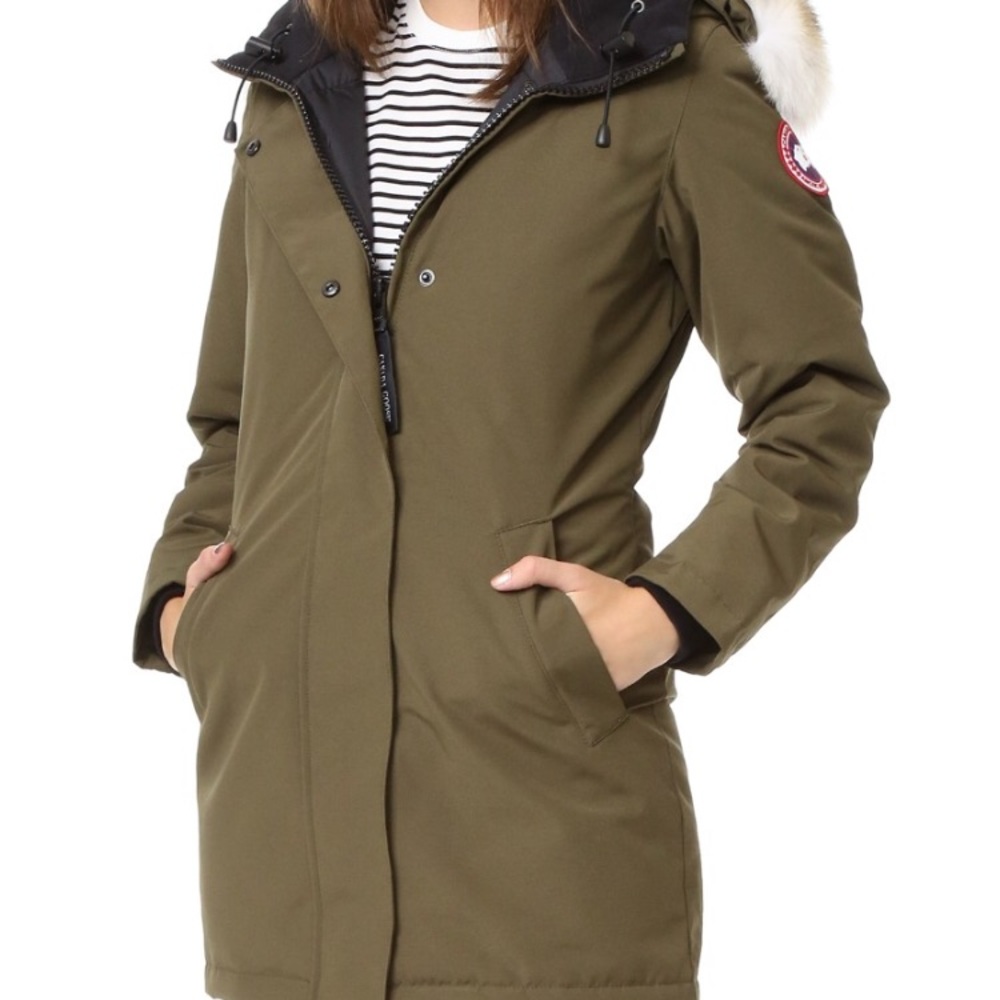 Canada Goose Victoria parka, green, NWT