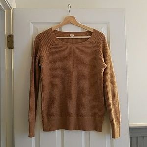 Jcrew tan sweater
