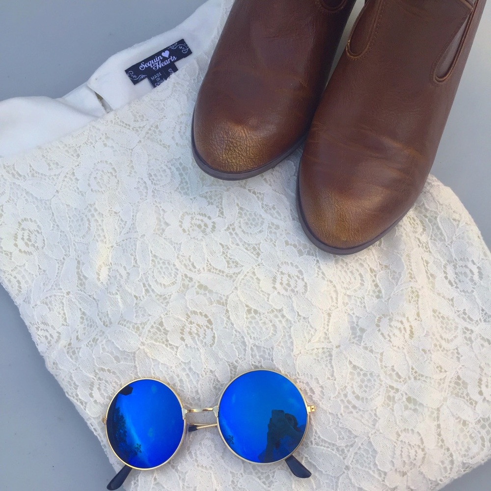 **SALE** White Lace Dress