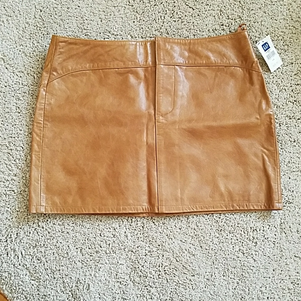 GAP Real leather skirt