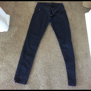 Hudson navy blue ankle pants