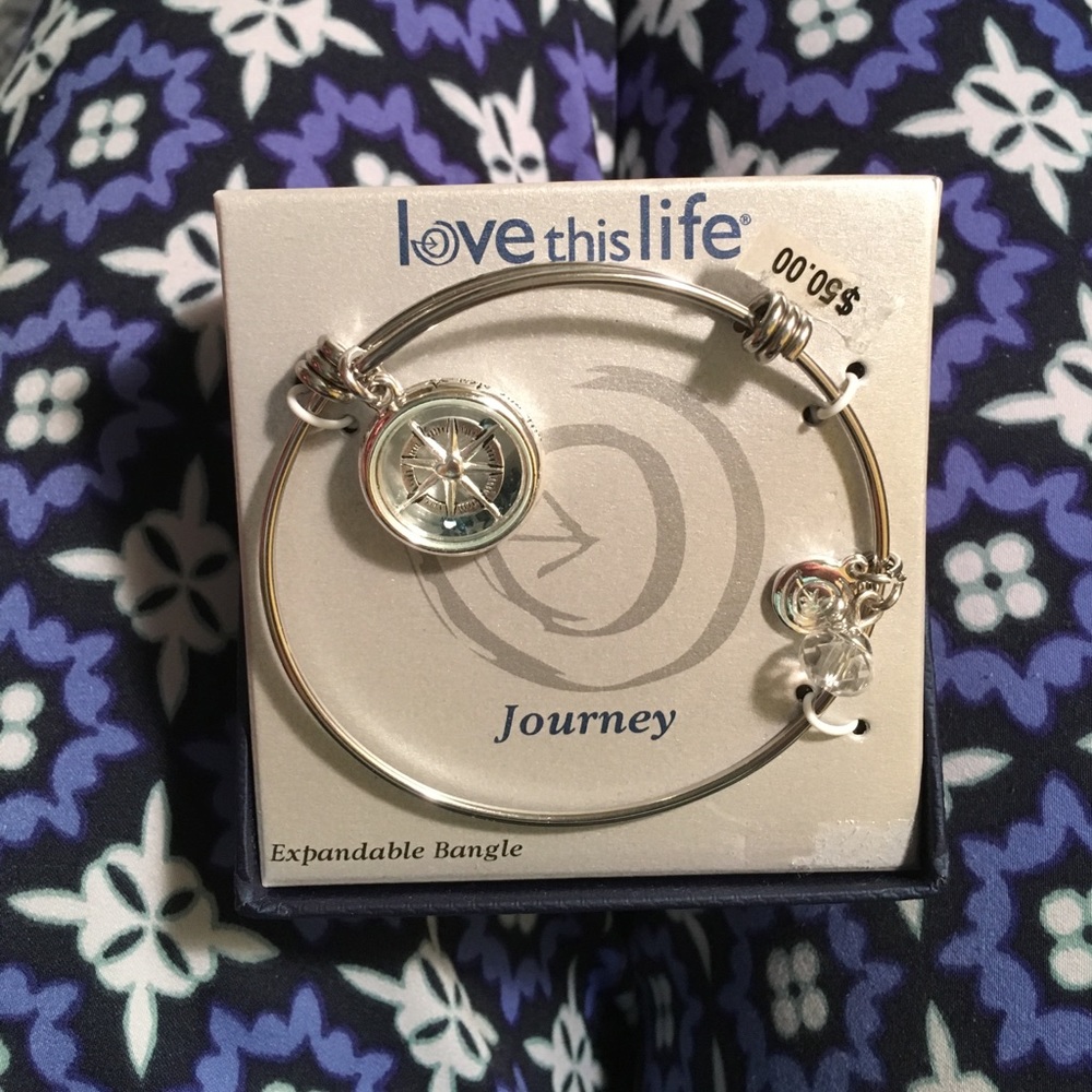 Love This Life silver Journey Bracelet