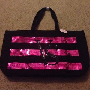 Victoria's Secret Black & Pink Black Friday Tote💗