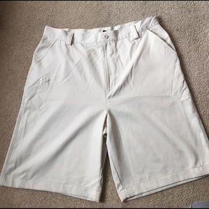Men's under armour golf shorts - light tan 36R