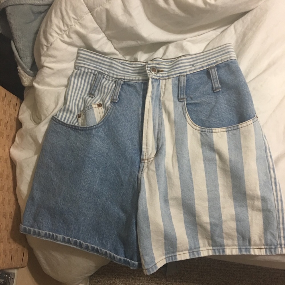 Vintage striped shorts