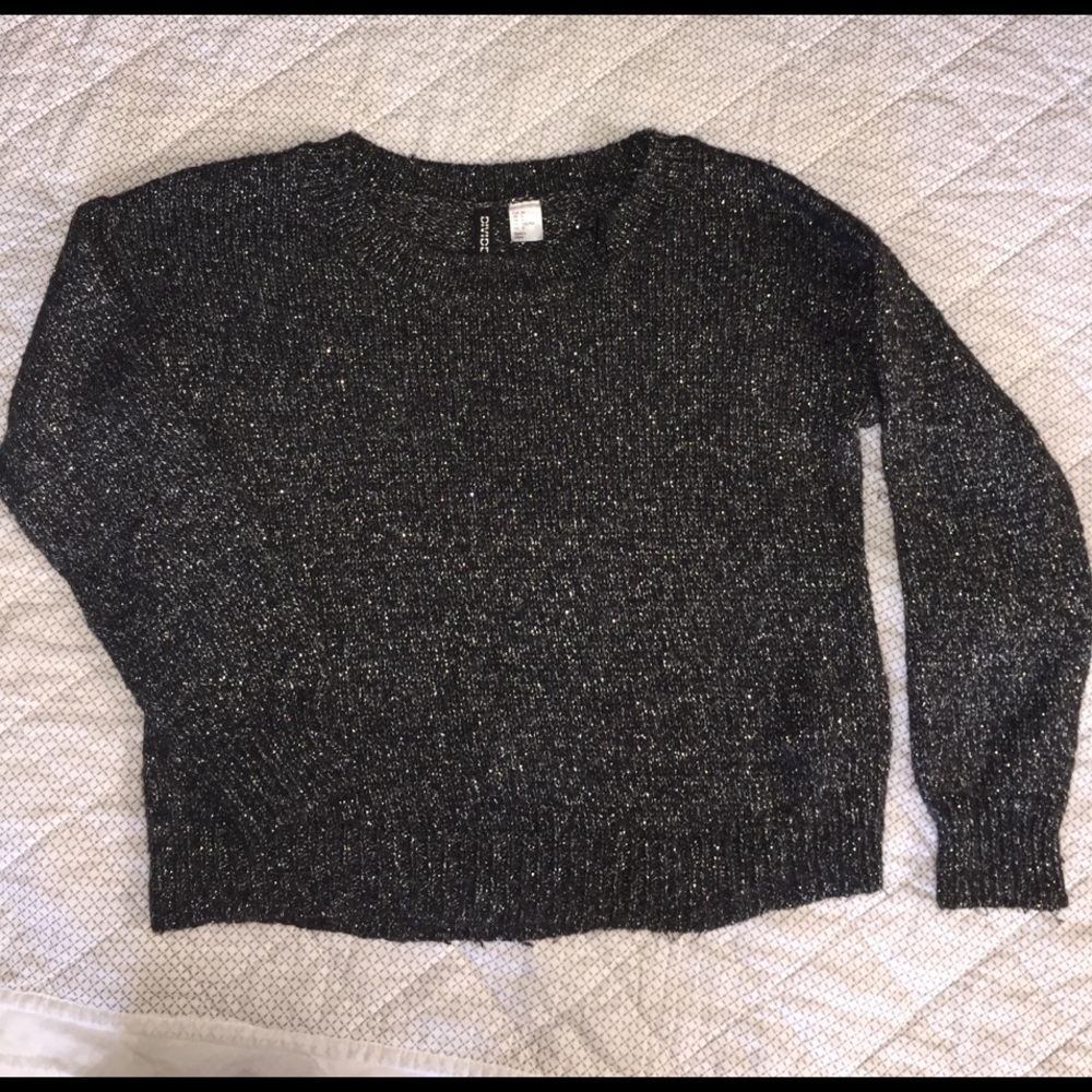Sparkly knit sweater