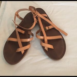 Brown sandals