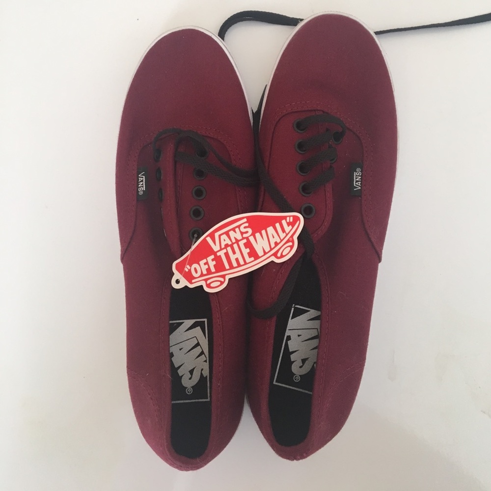 Maroon Vans, Never Worn!
