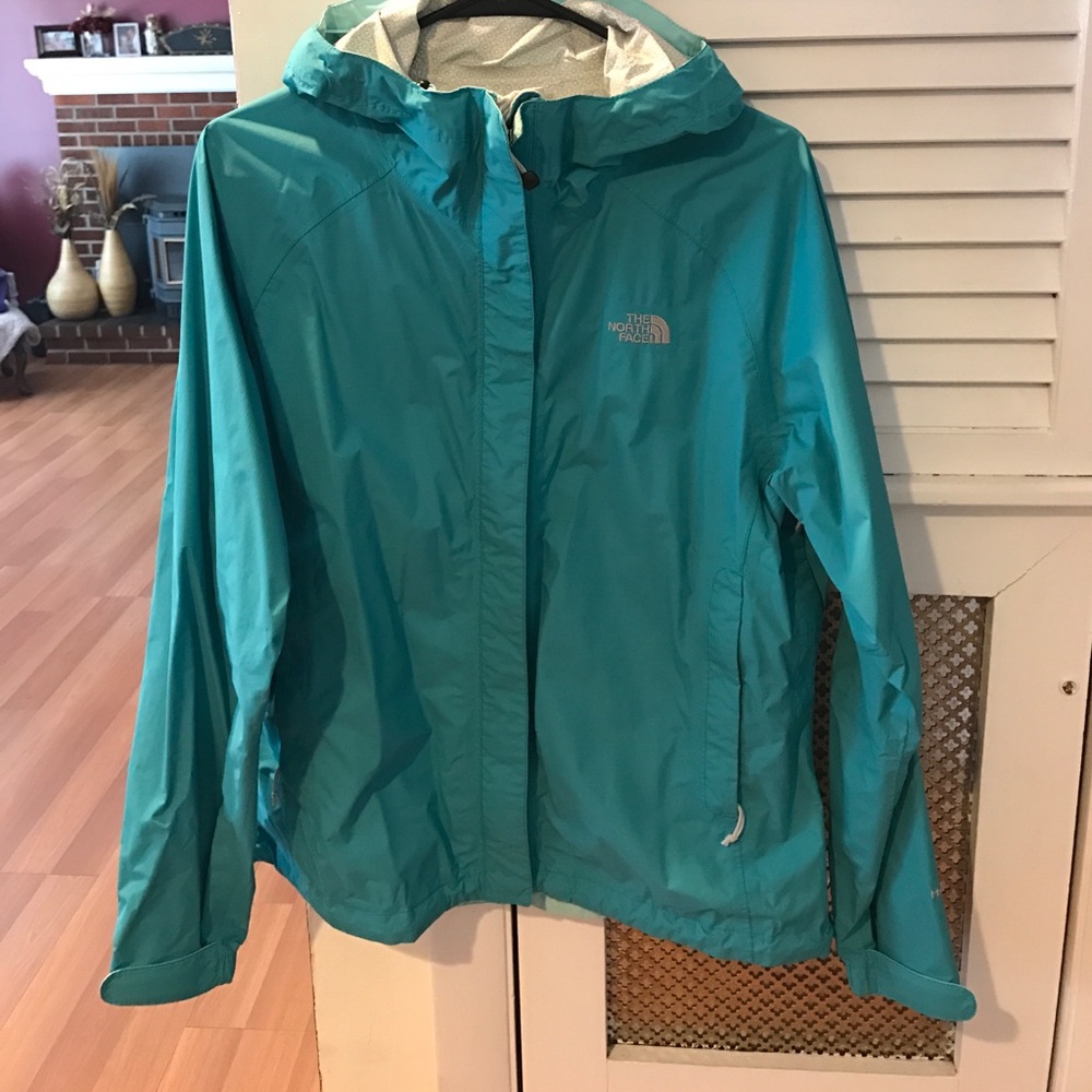 The North Face Turquoise Hyvent Jacket