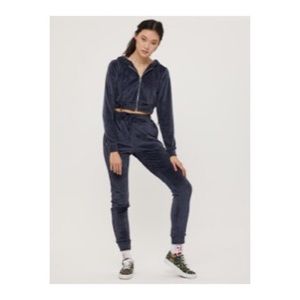 Danielle guizio velour tracksuit