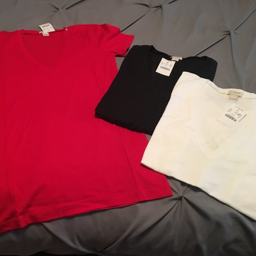 New with tags 3pk J Crew tissue tees size small