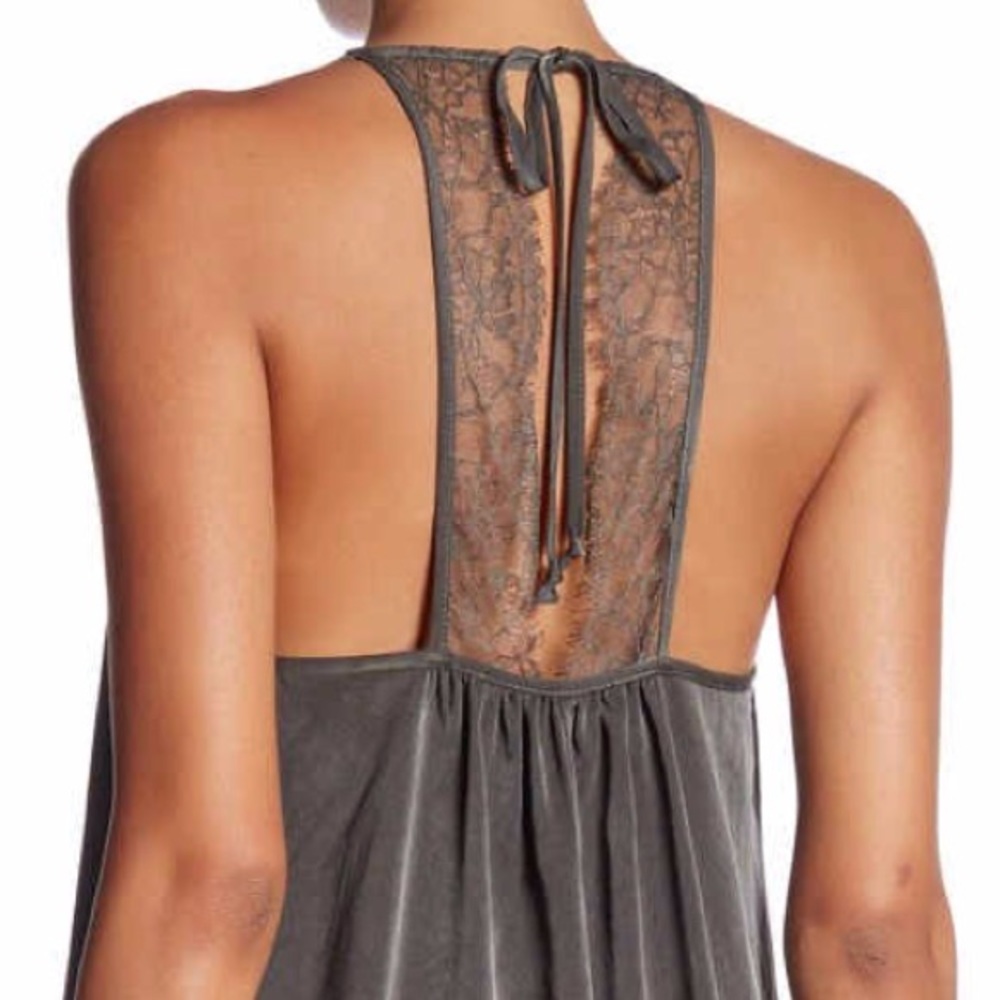 Lace Dress in Olive - Picture 3 of 4