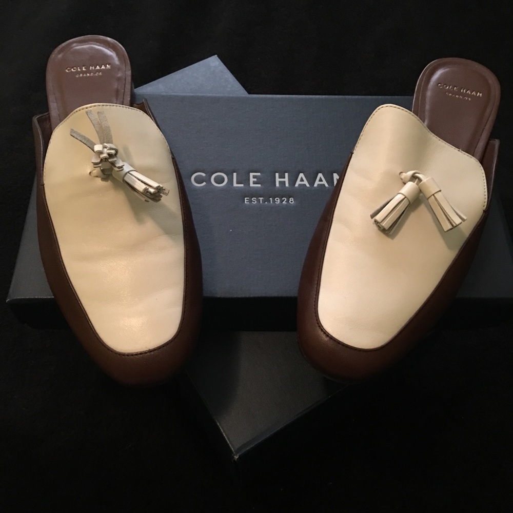 Cole Haan Oxford slides, size 9