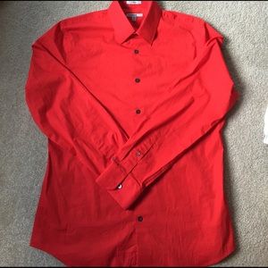 Men's express 1MX button down shirt L