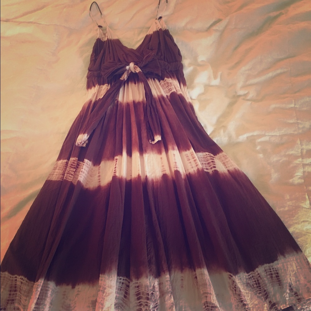 Pretty strappy tie-dye Dress