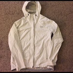 brand new north face rain coat - woman large
