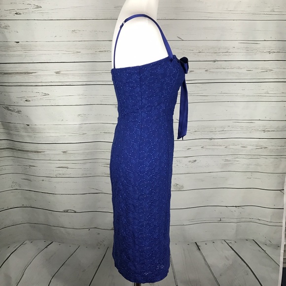 🔴SOLD🔴 Betsy Johnson dress navy with bow - Picture 4 of 8