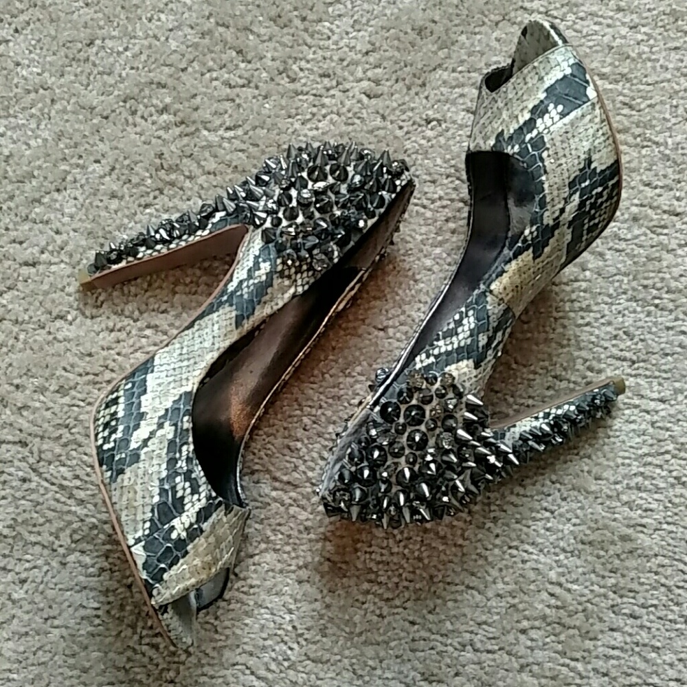 Stunning Sam Edelman Snakeskin Print Lorissa Pump