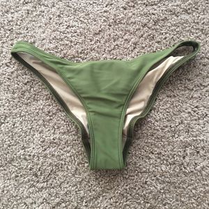 American Apparel olive bikini bottoms