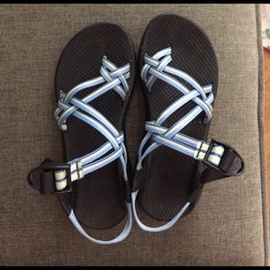Double strapped Chacos!