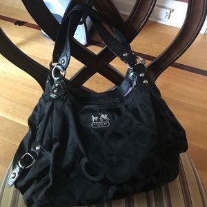 Black coach bag